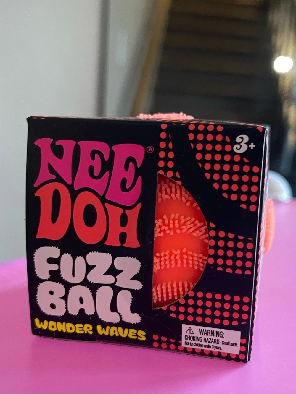 NeeDoh Fuzz Ball Wonder Waves - Orange